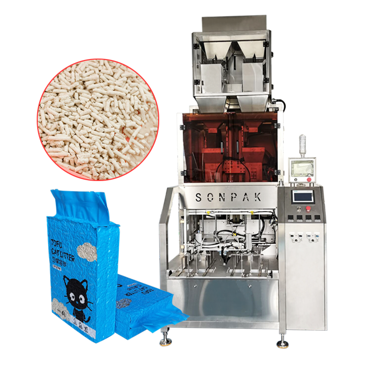 這款貓砂包裝機械設備為企業(yè)提高了10%的生產(chǎn)效率